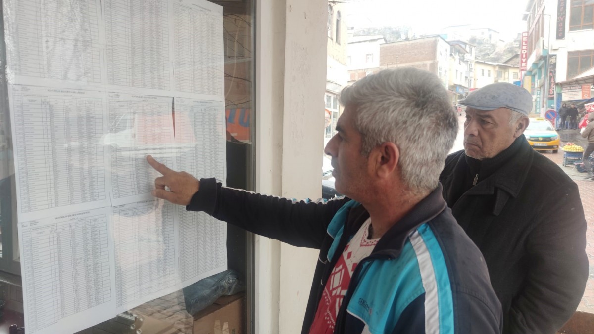 Tunceli'de Seçmen Listeleri Askıya Çıktı
