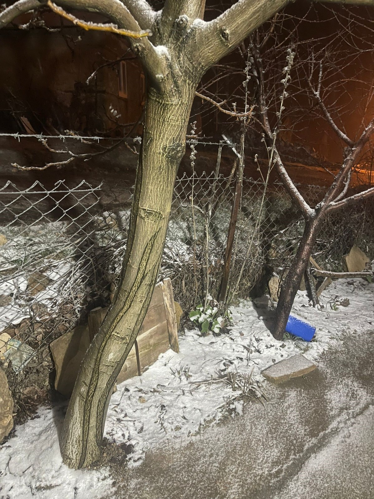 Baskil ilçesinde Kar Yağışı Etkili Oldu